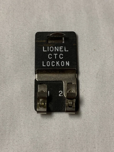 Lionel Ctc Power Lock On! O Gauge Train Track Set Terminal Connector Lockon!