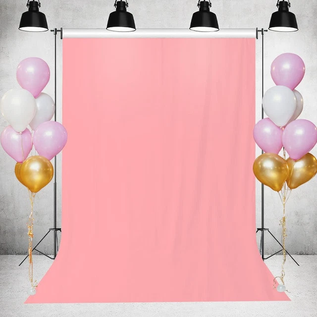 ROSE PINK SOLID Simple Party Backdrop for Photo $36.01 - PicClick AU