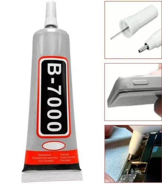 Pegamento Blanco B-7000 15ML reparaciones de móviles marcos y pantallas fuerte