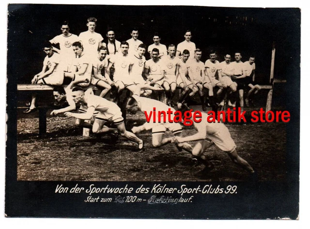 Fotografía Colonia Deporte Club 99 Sportwoche 100 Correr Deporte Atlético 1920er