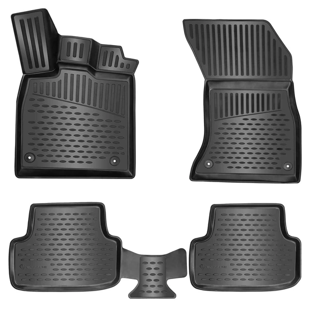 Tapis Coffre Et Sol 3D Pour Renault Captur 1 2013-2019 - Protection Caoutchouc Sur-Mesure