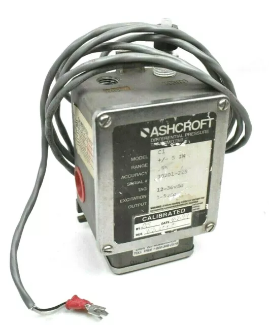 Ashcroft C1 Differential Pressure Transmitter 1-5 Vdc