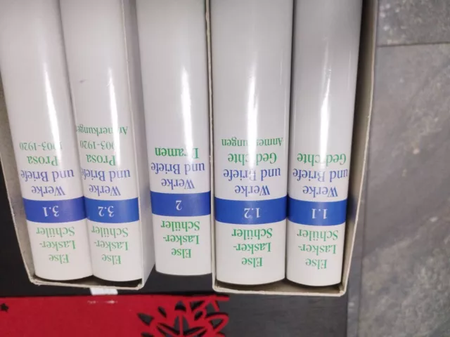 Else Lasker-Schüler Werke Und Briefe 5 Bände 1.Aufl(1996 Bis98