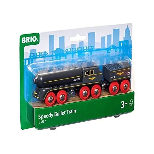 Brio World - 33697 - Train Grande Vitesse - Pour circuit de train en bois - S...