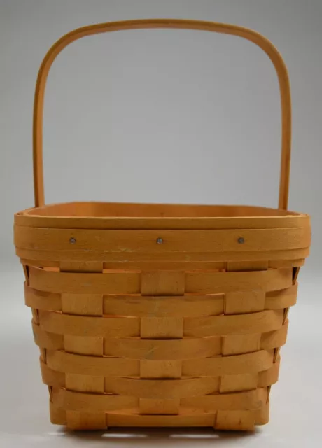 Longaberger 2002 Spring Basket Collectible Home Decor Signed