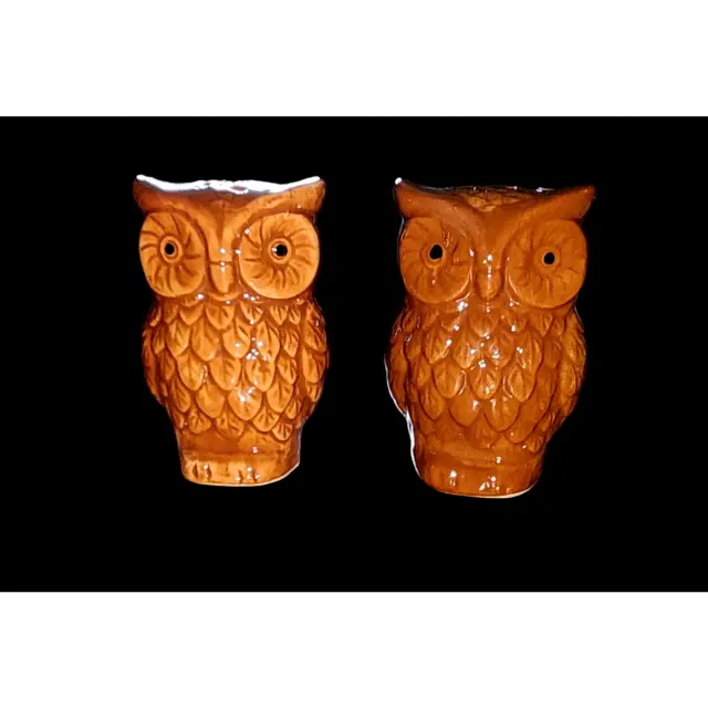 Vintage Hoot Owl Salt and Pepper Shakers