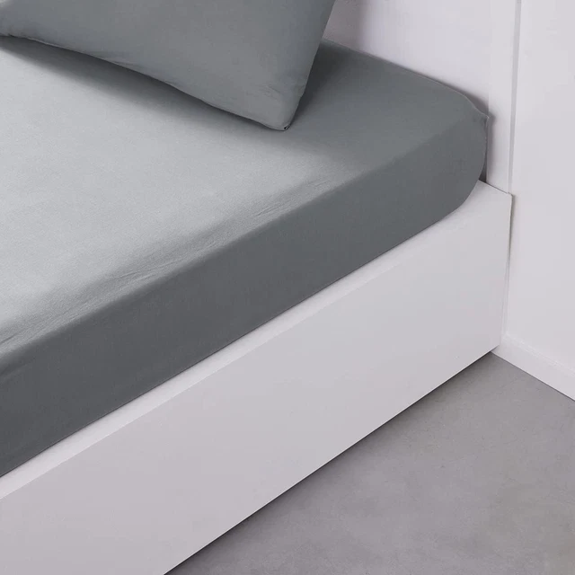 Drap-housse Daniel Hechter 140x190 – Douceur Parme, Coton Percale, Motif Ajouré Brodé