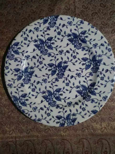 ENGLISH IRONSTONE TABLEWARE-Pattern: EIT41 Blue & White-Dinner Plate