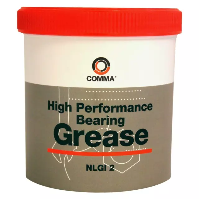 Comma High Performance Bearing Grease NLGI 2 (BG2500G) - 500g 0.5kg