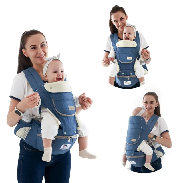 Baby Carrier Newborn to Toddler & Infant with Hip Seat 360 All-Position