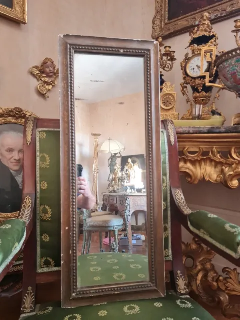 Ancien miroir d'entre deux époque fin XIX ème s