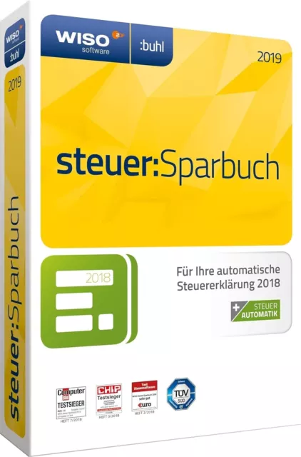 Wiso Software :buhl , CD Steuer Sparbuch für  automatische Steuererklärung 2018