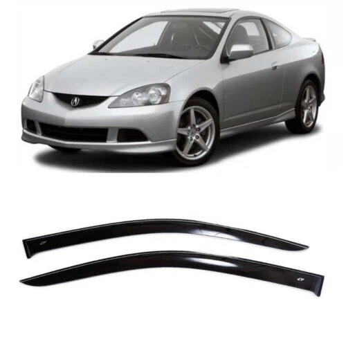 For Acura RSX I 2001-2006 Side Window Wind Visors Sun Rain Guard Vent Deflectors