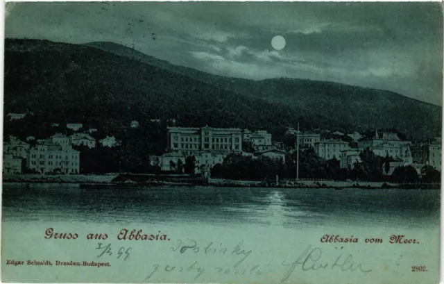 CPA AK Greeting from ABBEY CROATIA (598394)