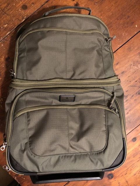 Eagle Creek Pop Top Expandable Olive Rolling Carry On Luggage Bag NWT $235