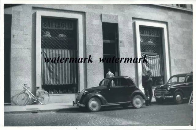 Fotografia originale, Udine Negozio Battaglia 1955
