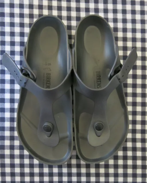 Birkenstock Gizeh EVA sandals anthracite waterproof flip flops EU 38 regular
