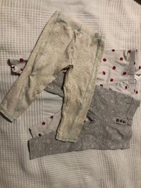 Lot de 3 Pantalons - Zara, Kiabi et H&M - taille 12 / 18 mois - TBE -