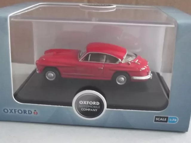 Oxford 76JEN003, Jensen 541R Coupe Saloon Car in Reno Red - 1:76 scale