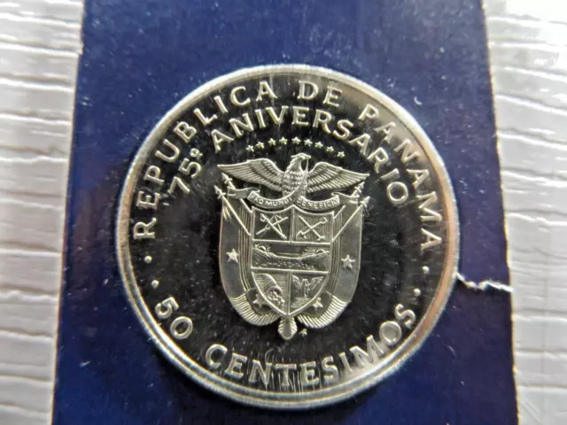 Panama 1978 50 Centesimos Proof