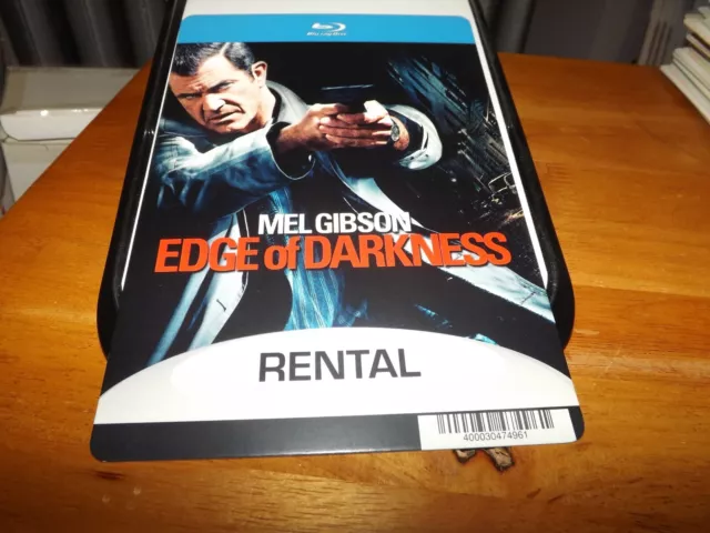 EDGE OF DARKNESS BLU-RAY DISPLAY BACKER CARD (not a dvd) 5.5" X 8" NO MOVIE