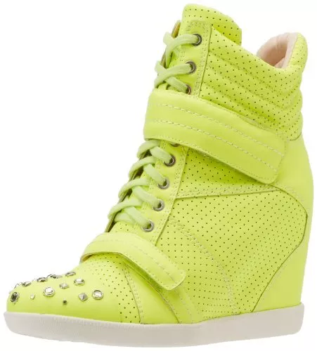 Boutique 9 Women's Nevan Fashion Sneakers Heels, Yellow