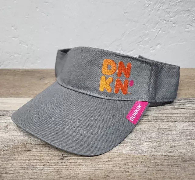 (LOT Of 5) New WITHOUT Tags Dunkin Donuts Embroidered Visor Hat Cap Embroidered