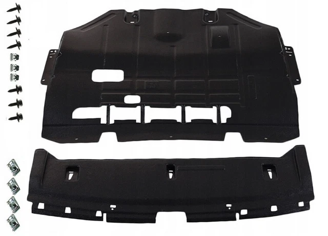 Clips + Plaque Cache Moteur Pour Renault Twingo II (2007-2014) - Pièce Neuve