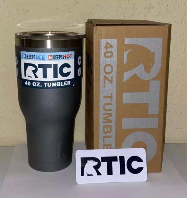 RTIC 40oz Tumbler with Lid and RTIC Decal