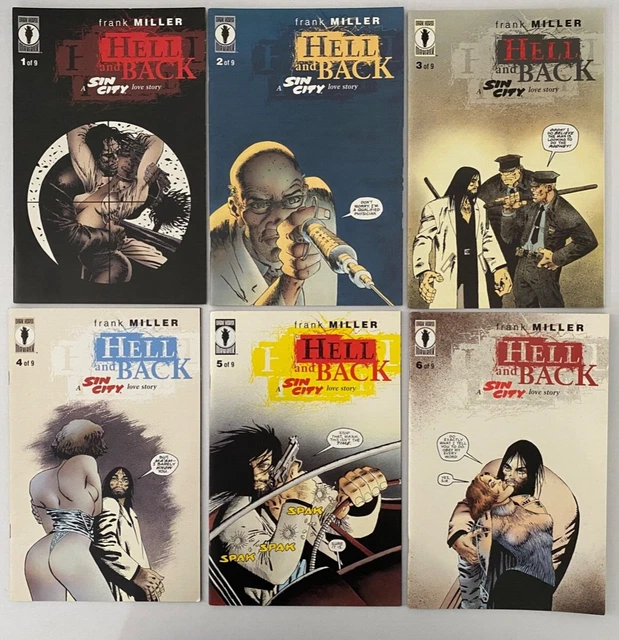 Sin City Hell & Back - 1 2 3 4 5 6 7 8 9  Set - - 1999  Series Frank Miller