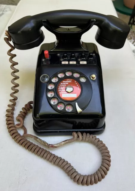 Ancien Telephone Appareil De Standard Telephonique Bureau Ou Atelier / Annees 50