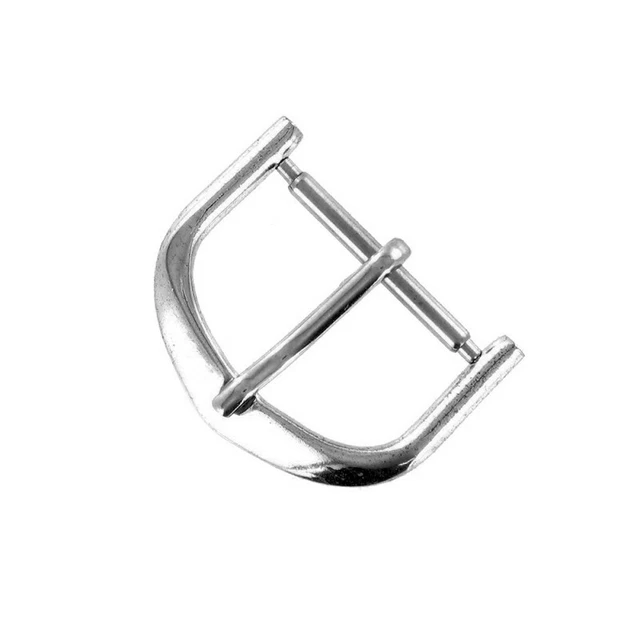 Boucle à Ardillon 18mm de remplacement en Métal Alloy Chromé pour Bracelet de Mo