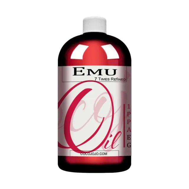 Emu oil 100% pure refined 7x medi pharma extra strength creamy thick carrier oil