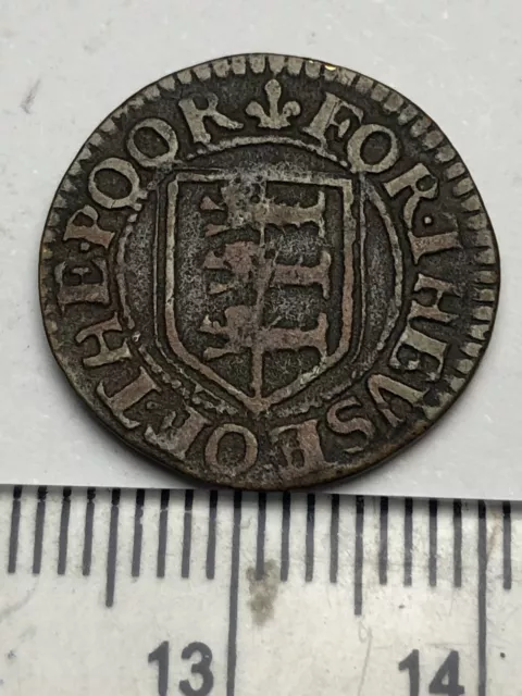 1669 Seventeen Century “Use of Poor” Token - Great Yarmouth - Norfolk 286 (E512)