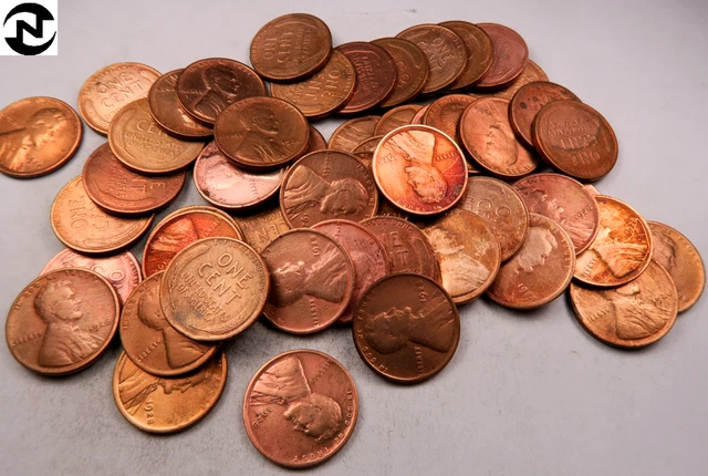 1928 Lincoln Wheat Penny Cent Roll ~ 50 Coins ~ (R11)