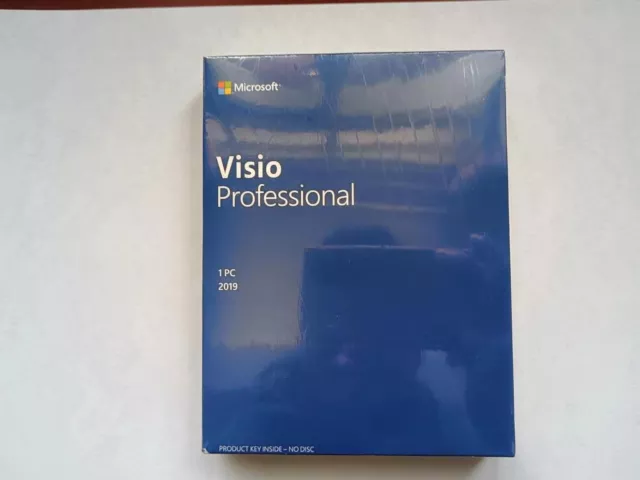 Visio 2019 Professional Retail Box - New Sealed