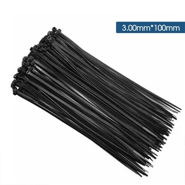 High Quality Cable Ties Zip Tie Nylon UV Stabilised Plastic Black Cable Tie Wrap