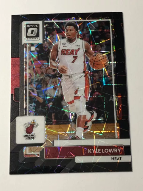 2022-23 Panini Donruss Optic KYLE LOWRY Black Velocity Prizm 32/39