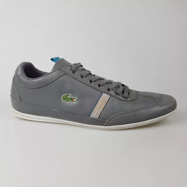 Men's LACOSTE 'Missano' Sz 9.5 US Shoes Grey Leather Casual | 3+ Extra 10% Off