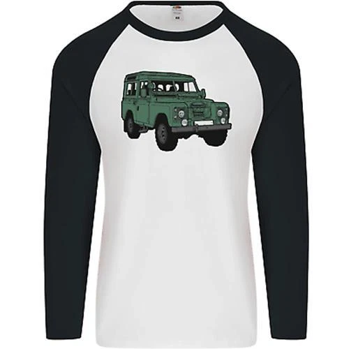 4X4 Off Road Roading 4 Wheel Drive Mens L/S Baseball T-Shirt