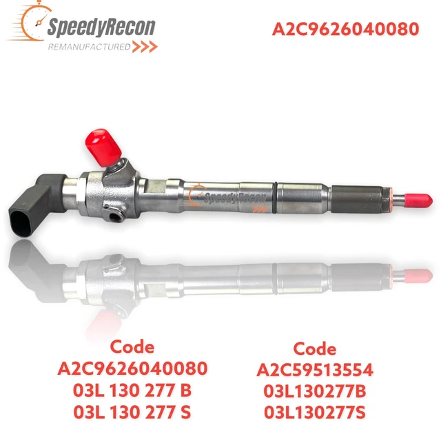 VW CADDY BEETLE 1.6TDI Siemens Fuel Injector 03L130277B 03L130277S