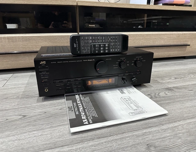 JVC AX-R742 STEREO Integrated Amplifier Dynamic Super A + Remote ...