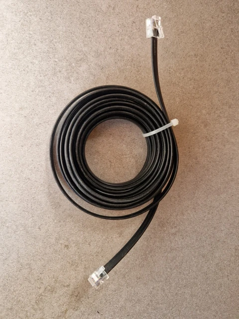 Cavo da RJ11 a RJ11 ADSL BT SKY modem a banda larga Internet DSL cavo piatto terra
