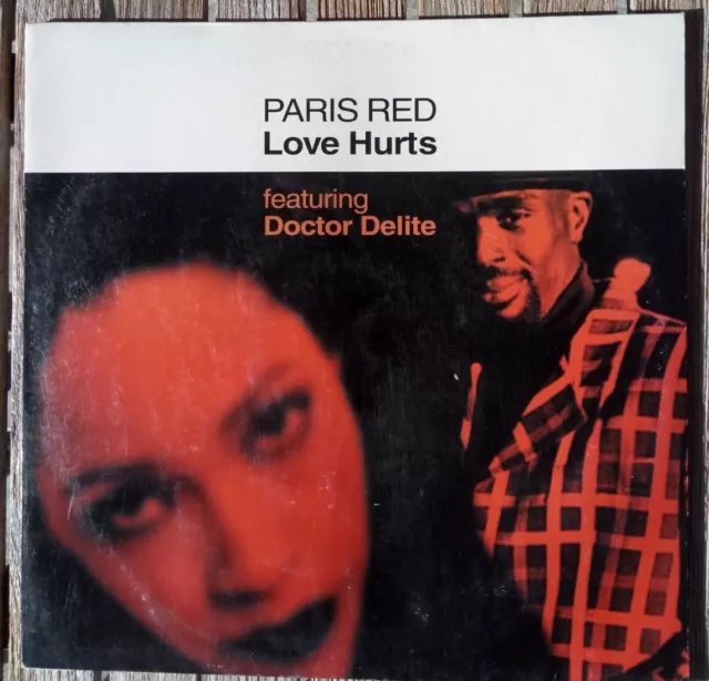 Paris Red feat. Doctor Delite - Love Hurts (1997) (D) - 3 Tr. Maxi Si. in mint-