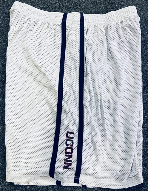 Vintage UConn Huskies Shorts Adult 3XL XXXL White Mesh Shorts Basketball Nike Vintage UConn Huskies Shorts Adult 3XL XXXL White Mesh Shorts Basketball Nike
