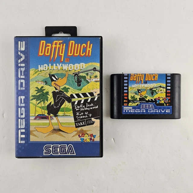 DAFFY DUCK IN Hollywood Sega Mega Drive Boxed No Manual Looney Tunes ...