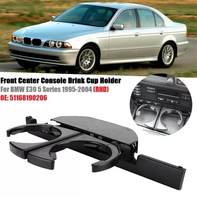 For BMW 5 Series E39 1995-2004 51168190206 Front Cup Holder Drinks Holder New