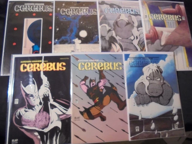 CEREBUS #55 9.2 NM- #56 9.4 NM WOLVERINE Parody #88 89 91 94 96 Dave Sim Comics