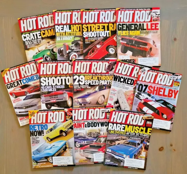 HOT ROD Magazine 12 Issues 2005-2006