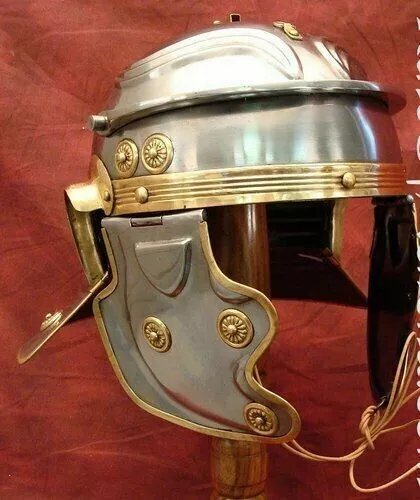 18GA Medievale Romana Cuscinetto Soldier Casco Romana Gallico Centurion Casco